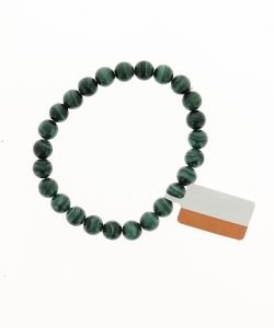 Bracelet 'Light' Malachite 'AA' perles 8mm, 1 part